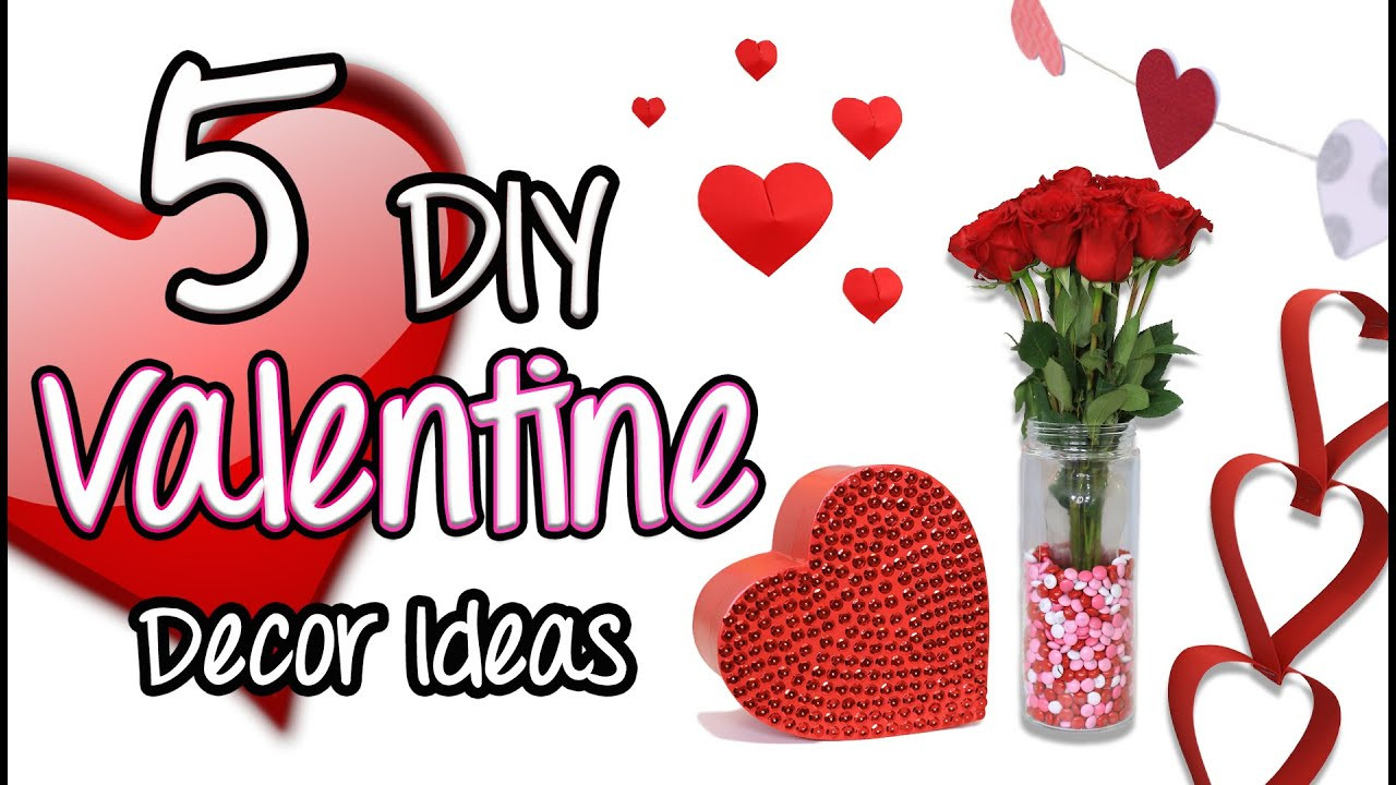 Valentine DIY Decorations
 5 DIY Valentine Decor Ideas