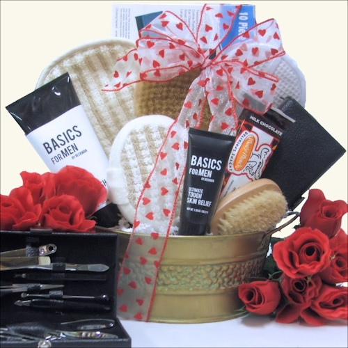 Valentine Guy Gift Ideas
 Men Valentine Gift Baskets for Him Valentine Gift Ideas