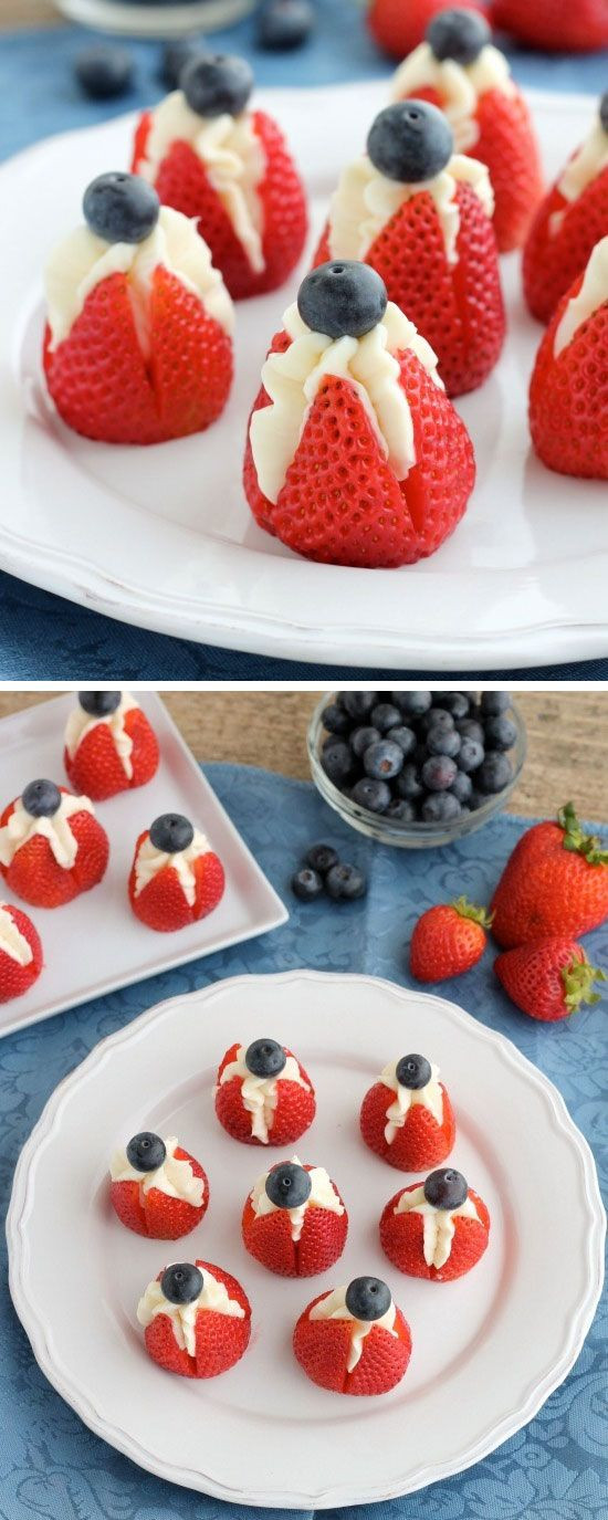 Valentine Party Food Ideas For Adults
 Cheescake Strawberry Surprises