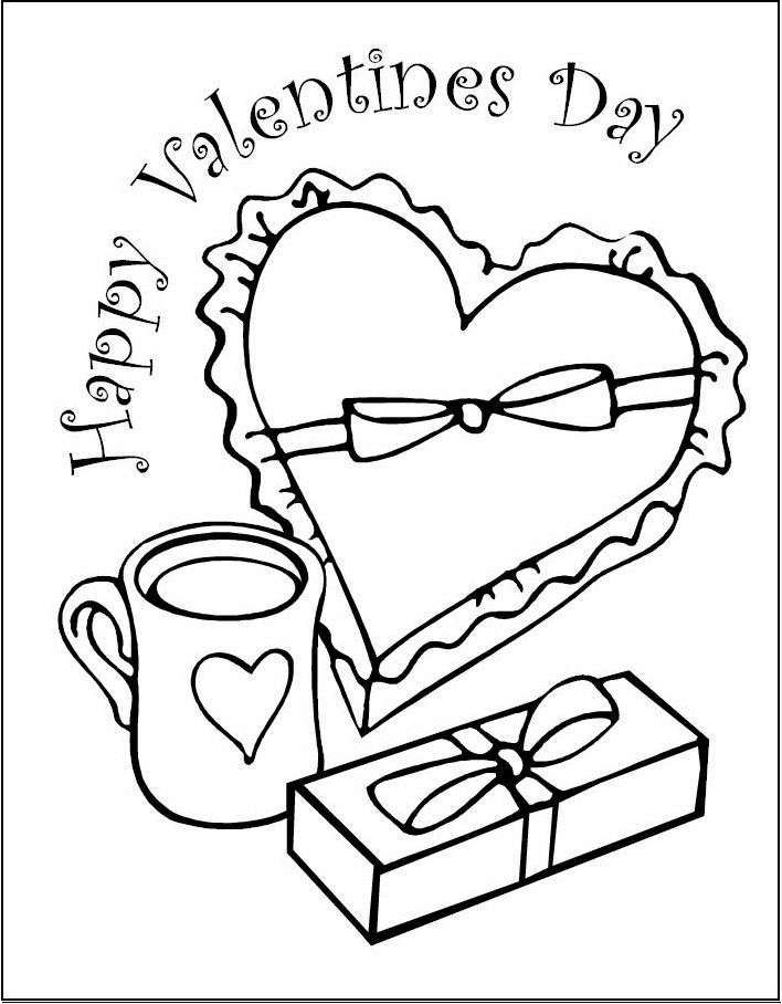 Valentines Day Coloring Pages For Toddlers
 Free Printable Valentine Coloring Pages For Kids