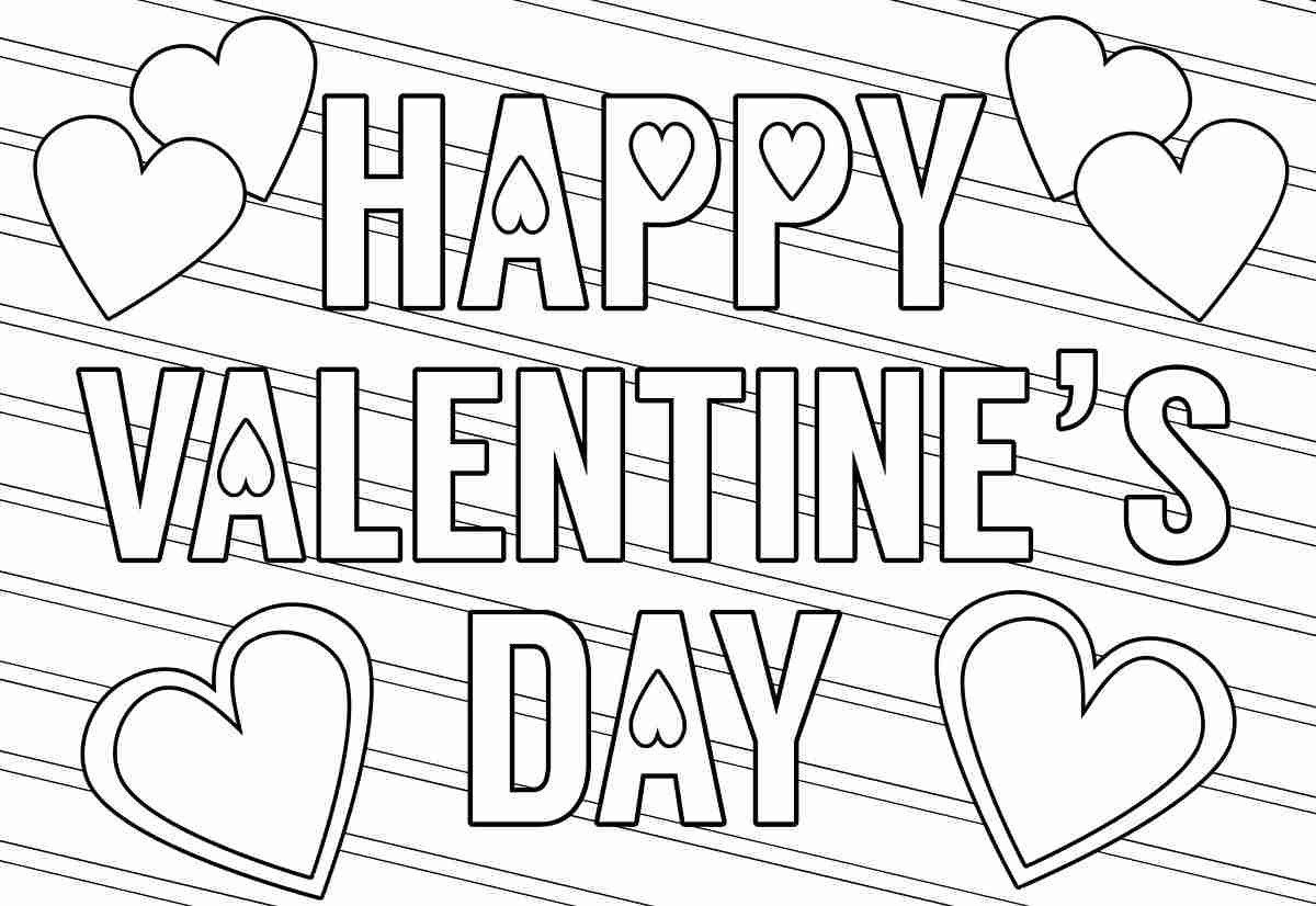 Valentines Day Coloring Pages For Toddlers
 50 Valentine Day Coloring Pages For Kids