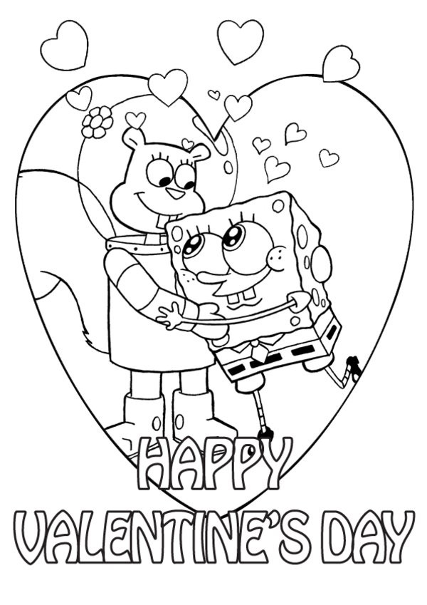 Valentines Day Coloring Pages Printable
 Happy Valentines Day Coloring Pages Best Coloring Pages