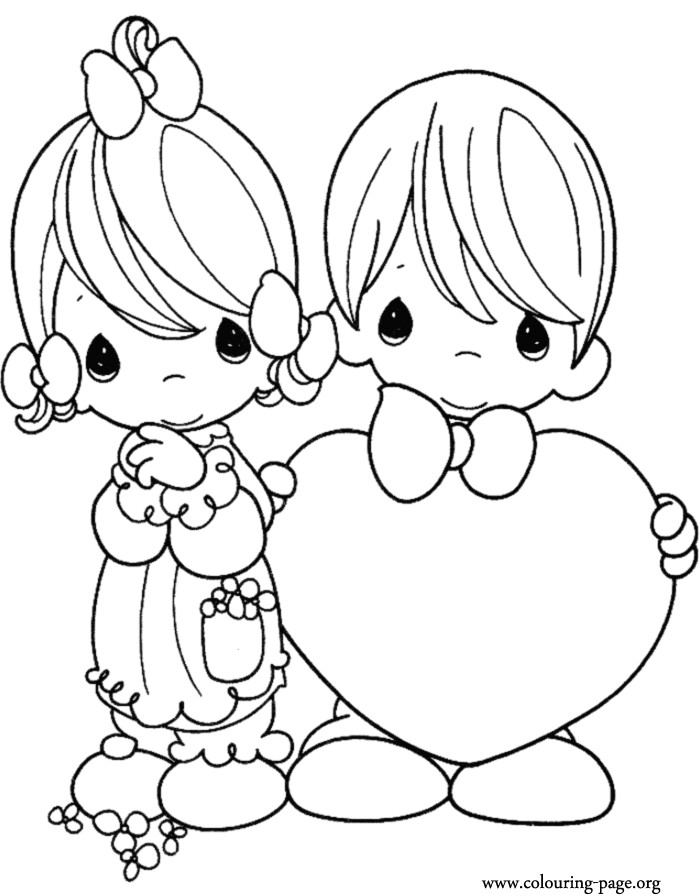 Valentines Day Coloring Pages Printable
 Valentine s Day Kids on Valentine s Day coloring page