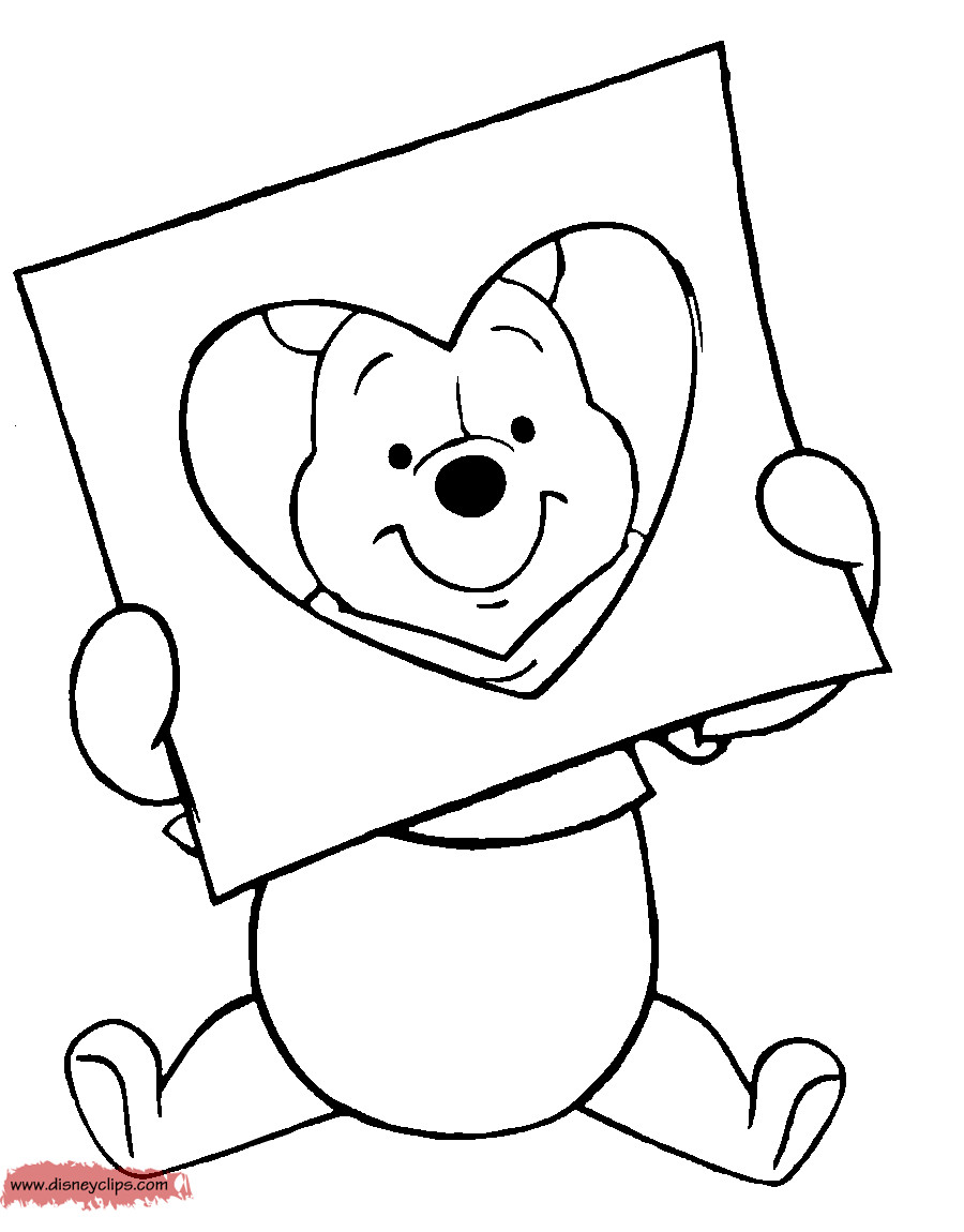 Valentines Day Coloring Pages Printable
 Disney Valentine s Day Coloring Pages