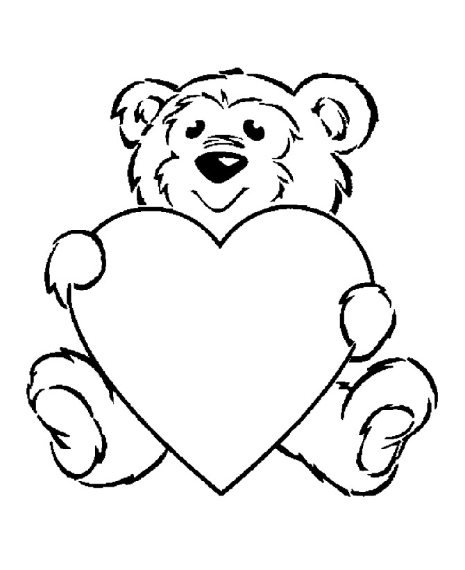 Valentines Day Coloring Pages Printable
 Free Printable Valentine Coloring Pages For Kids