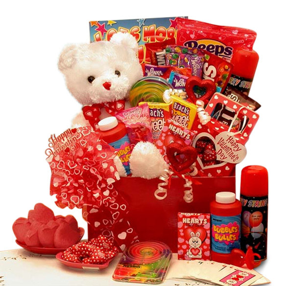 Valentines Day Gift Baskets Kids
 Bear Hugs Kids Valentine Gift Box