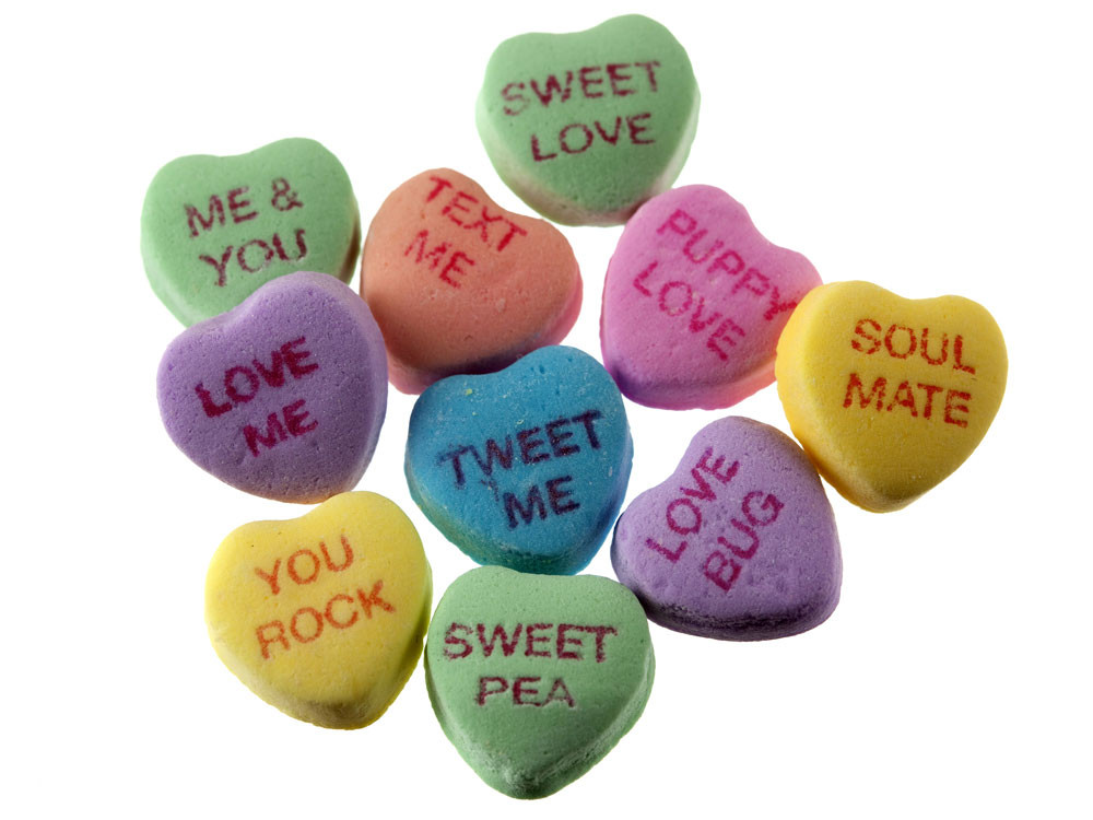 Valentines Day Hearts Candy
 Best and Worst Candy Heart Sayings of All Time Slow Family