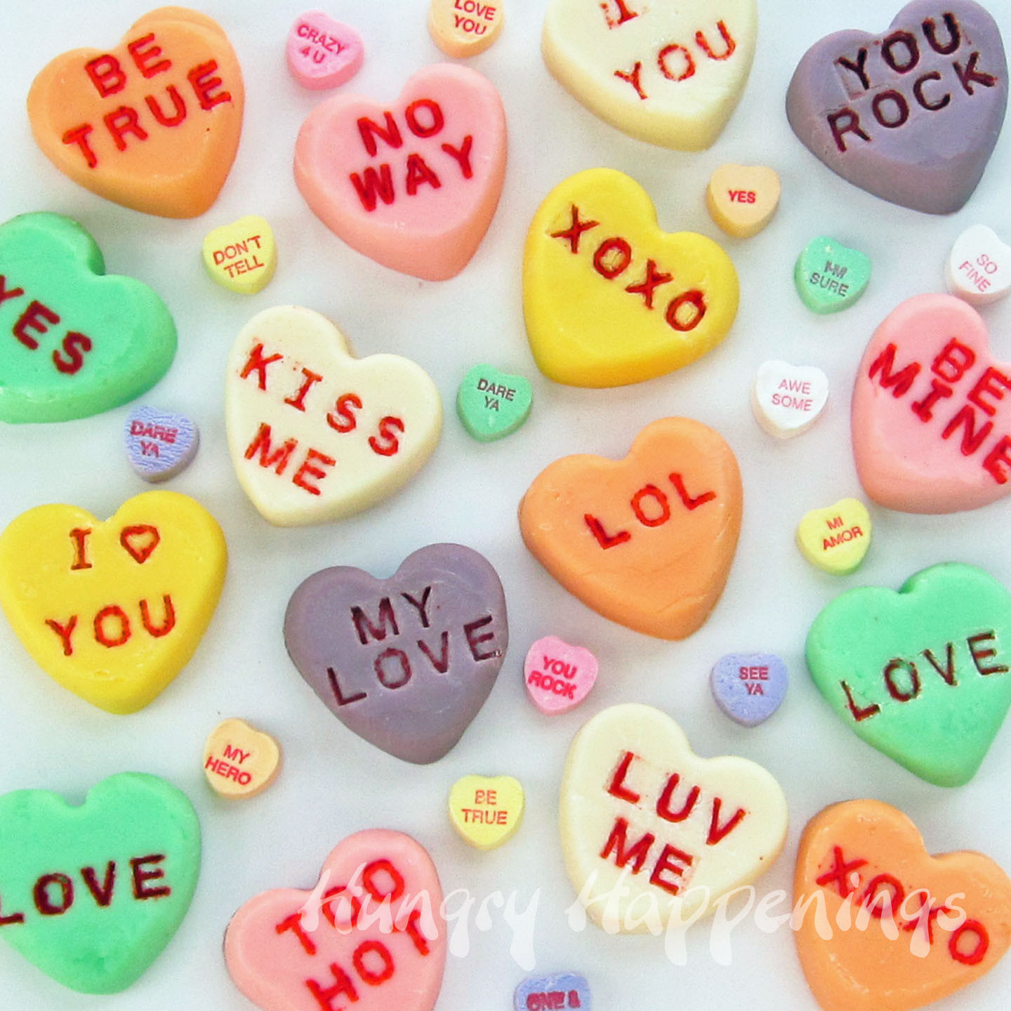 Valentines Day Hearts Candy
 Conversation Heart Fudge A sweet Valentine s Day Candy
