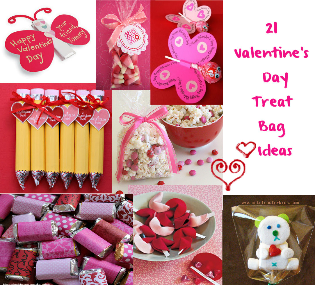 Valentines Gift Bag Ideas
 Cute Food For Kids Valentine s Day Treat Bag Ideas