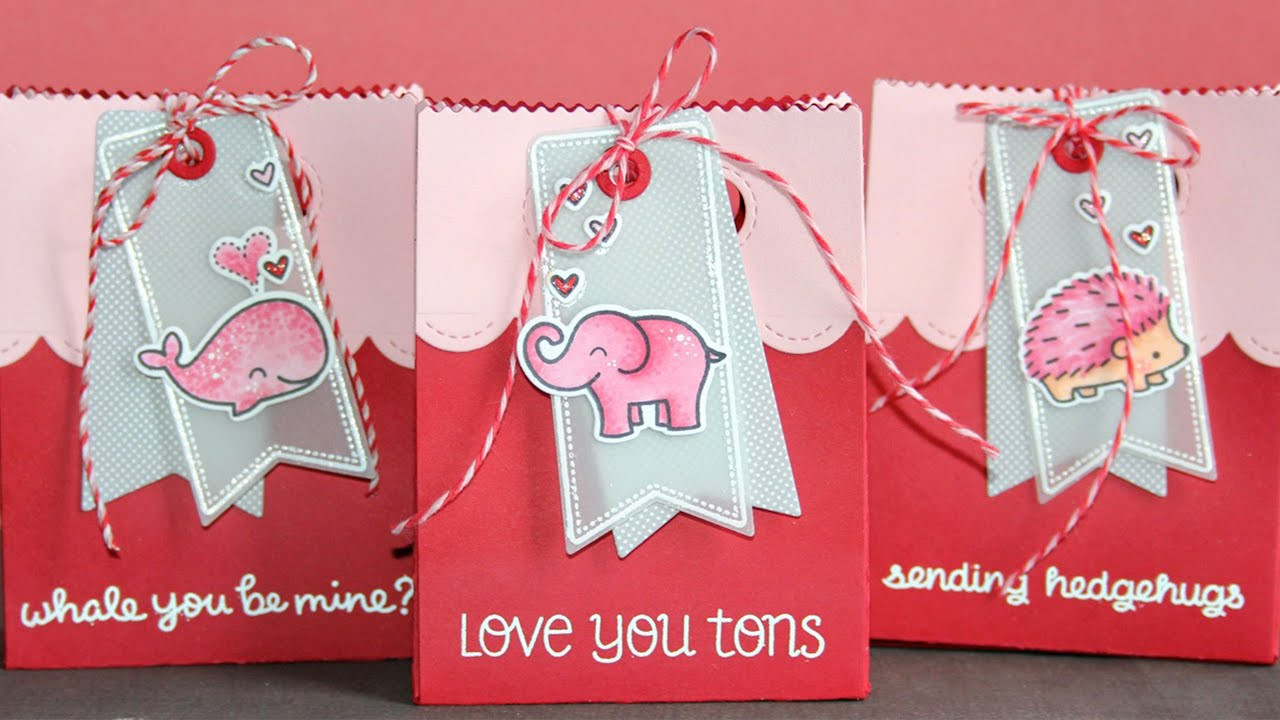 Valentines Gift Bag Ideas
 How to make Valentine s Day goo bags