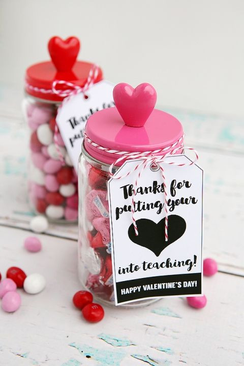 Valentines Gift Ideas For Teachers
 Thanks For Putting Your Heart Into Teaching