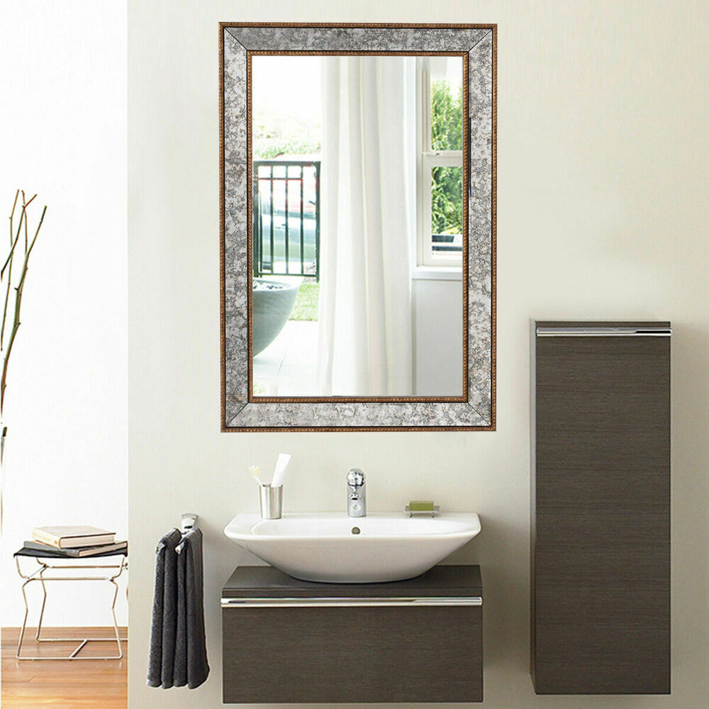 Vanity Wall Mirrors For Bathroom
 36" Wall Mirror Beveled Rectangle Vanity Bathroom