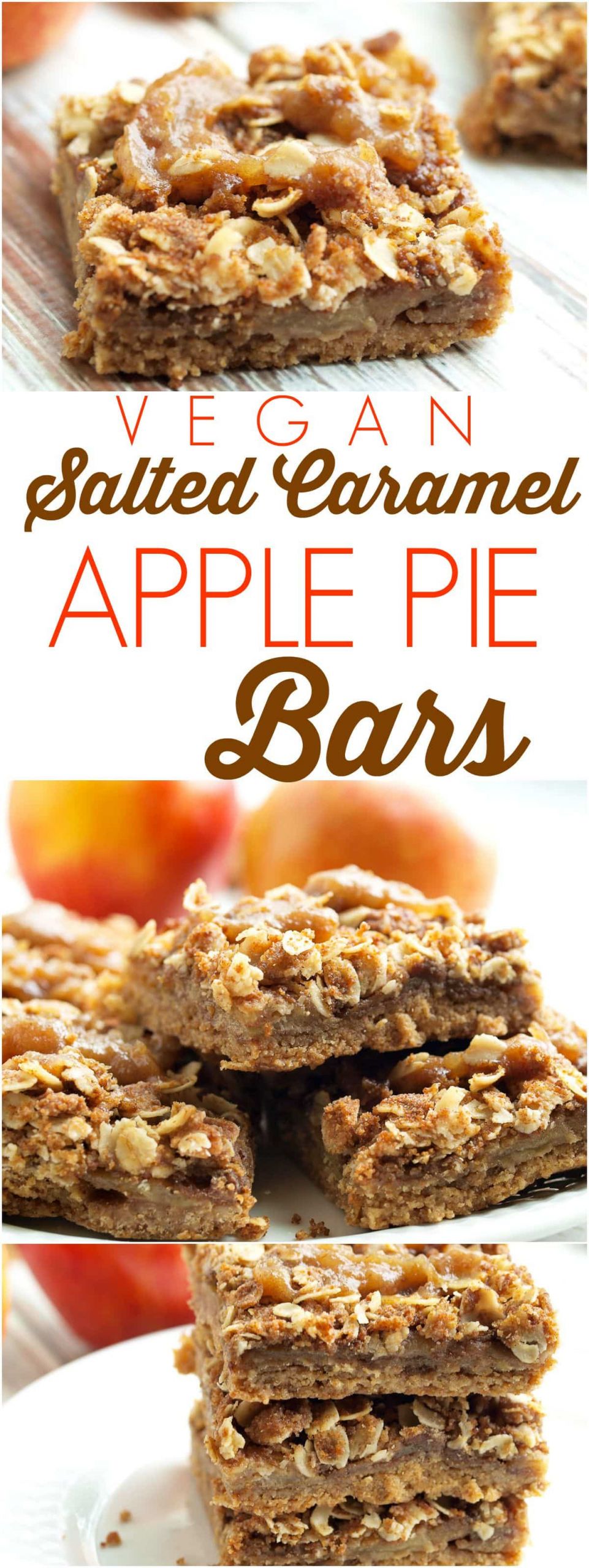 Vegan Apple Pie
 Vegan Salted Caramel Apple Pie Bars Happy Healthy Mama