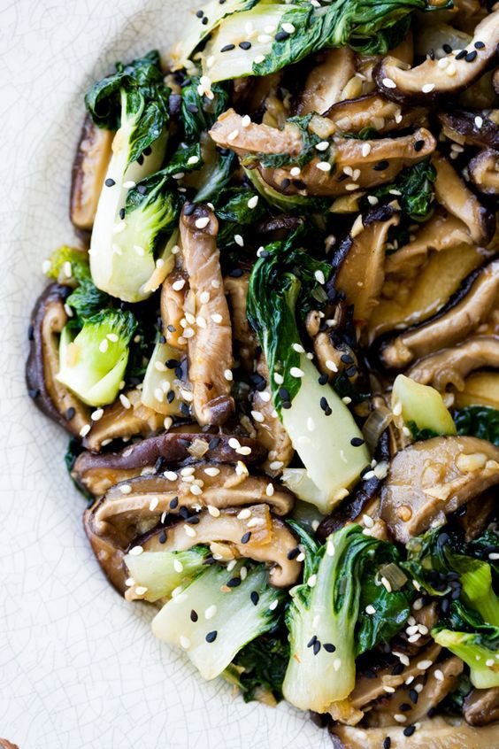 Vegan Bok Choy Recipes
 Asian Style Shiitake Mushrooms and Baby Bok Choy this