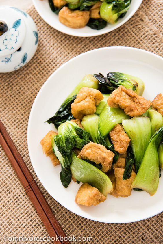 Vegan Bok Choy Recipes
 Bok Choy stir fry with Crispy Tofu Recipe