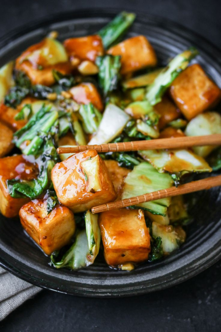 Vegan Bok Choy Recipes
 Sichuan Bok Choy Tofu Stir Fry Recipe