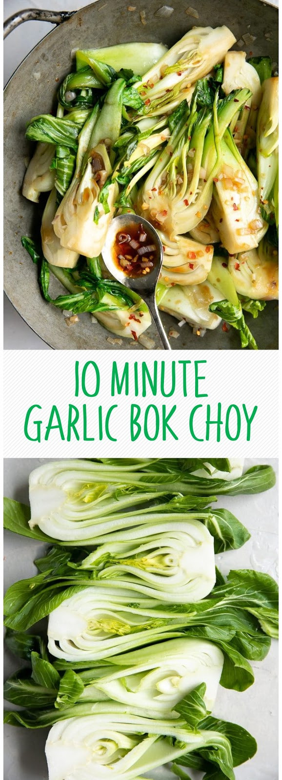 Vegan Bok Choy Recipes
 10 Minute Garlic Bok Choy Vegan Recipe bokchoy in 2019