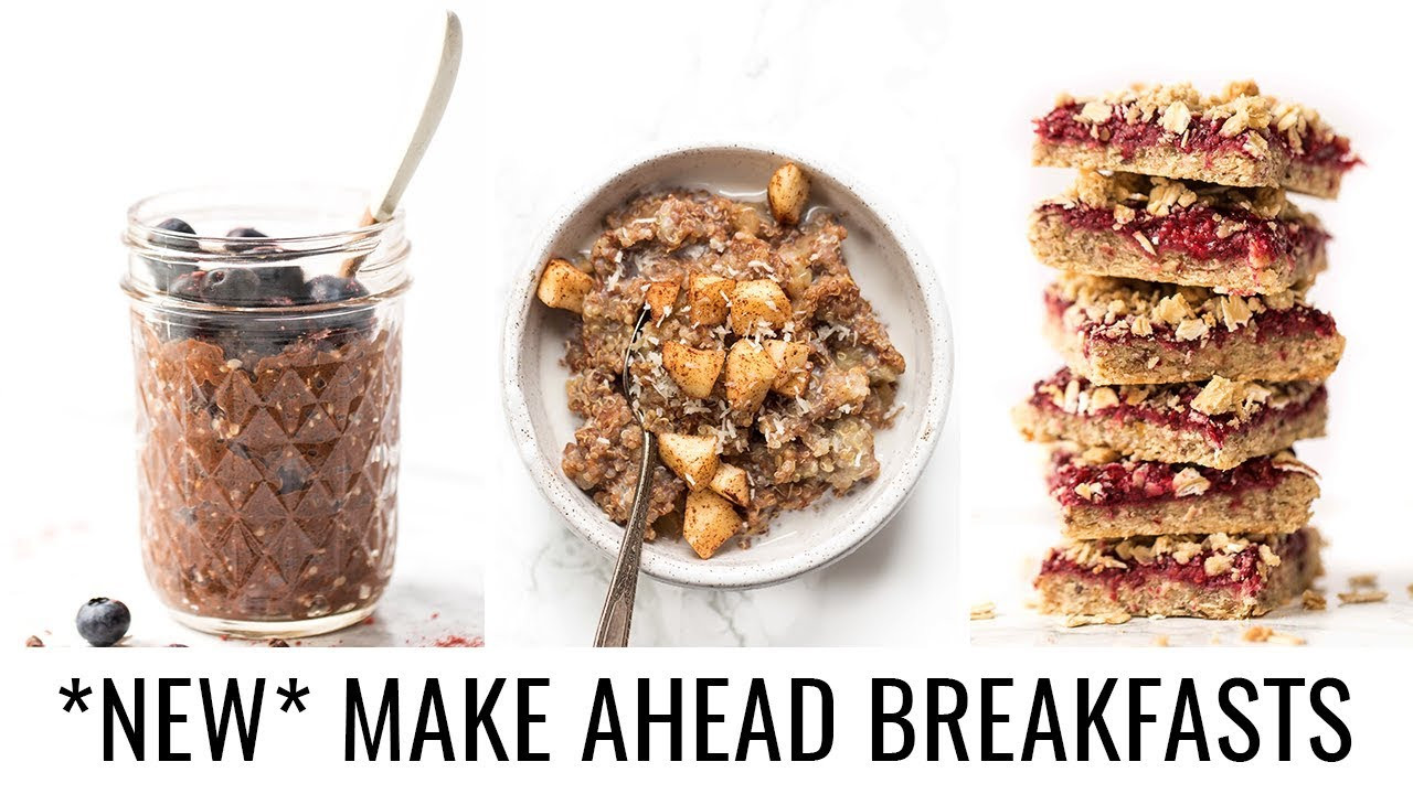 Vegan Brunch Recipes Make Ahead
 3 NEW Make Ahead Breakfast Recipes