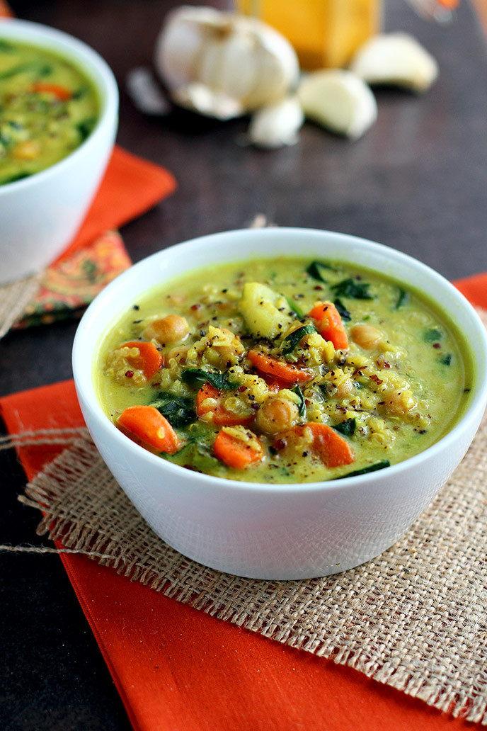 Vegan Coconut Milk Recipes
 Chickpea & Ve able Coconut Curry Soup I LOVE VEGAN