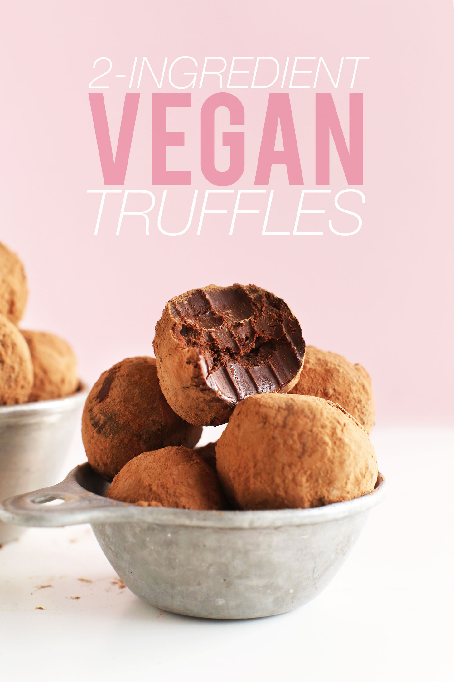 Vegan Coconut Milk Recipes
 2 Ingre nt Chocolate Truffles