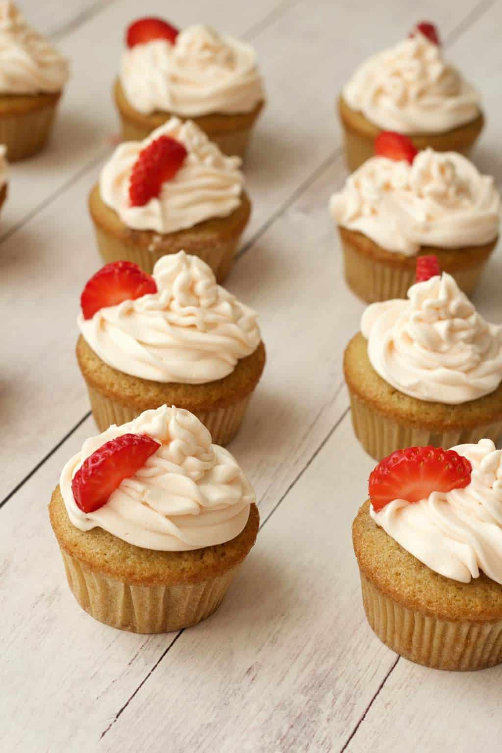 Vegan Icing Recipes
 Vegan Vanilla Cupcakes with Strawberry Vanilla Frosting
