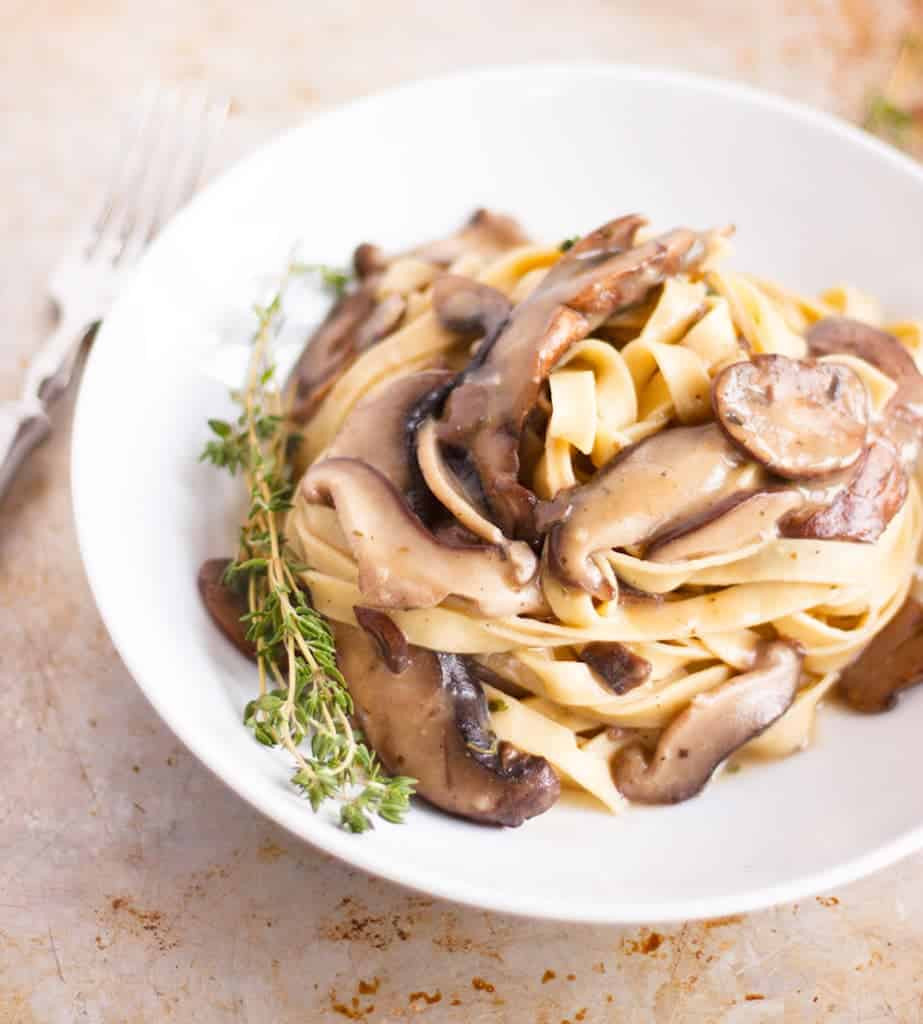 Vegan Mushroom Pasta Recipes
 Mushroom Pasta Basil And Bubbly