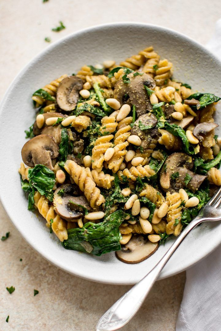 Vegan Mushroom Pasta Recipes
 Vegan Spinach and Mushroom Pasta Recipe
