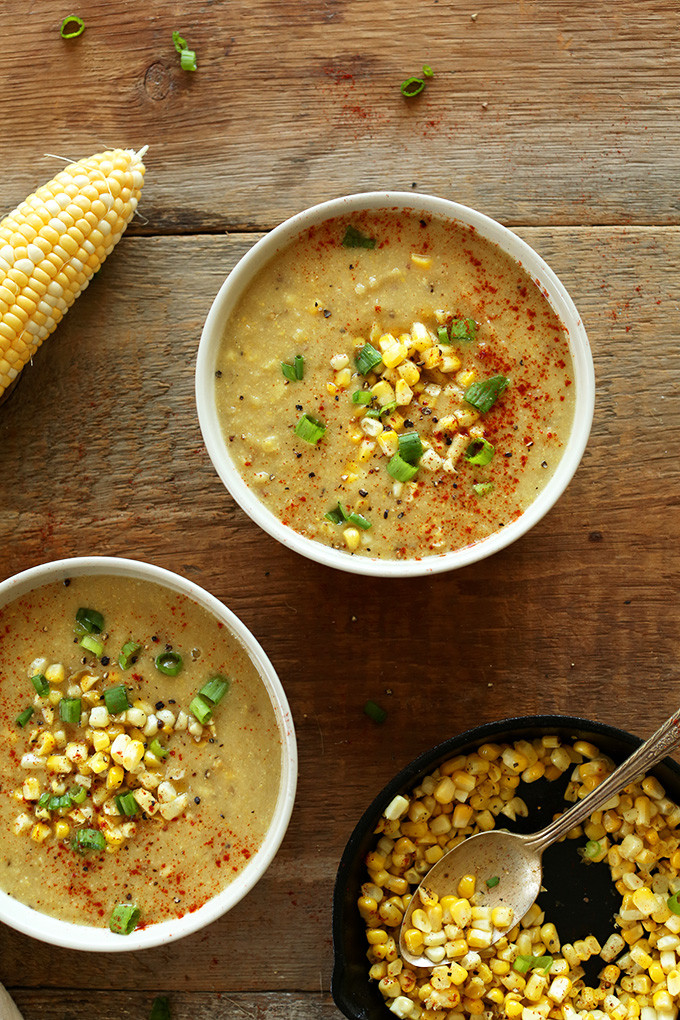 Vegan Soup Recipes Easy
 Vegan Corn Chowder Soup