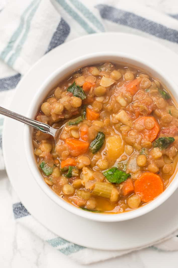 Vegan Soup Recipes Easy
 Simple Hearty Vegan Lentil Soup Recipe Healthy Liv