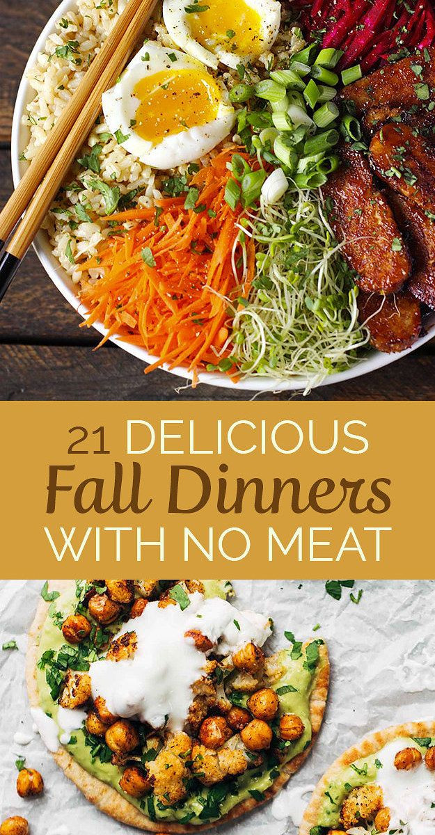 Vegetarian Fall Recipes
 21 Meatless Dinners That Are Perfect For Fall