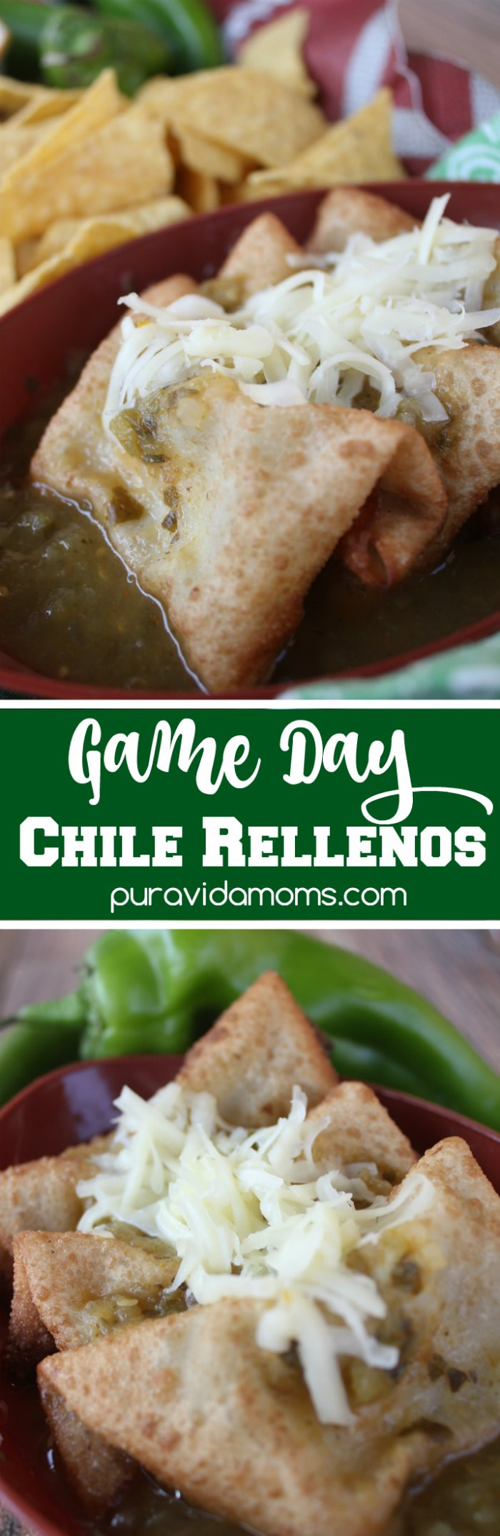 Vegetarian Game Day Recipes
 Game Day Chile Rellenos Recipe Pura Vida Moms