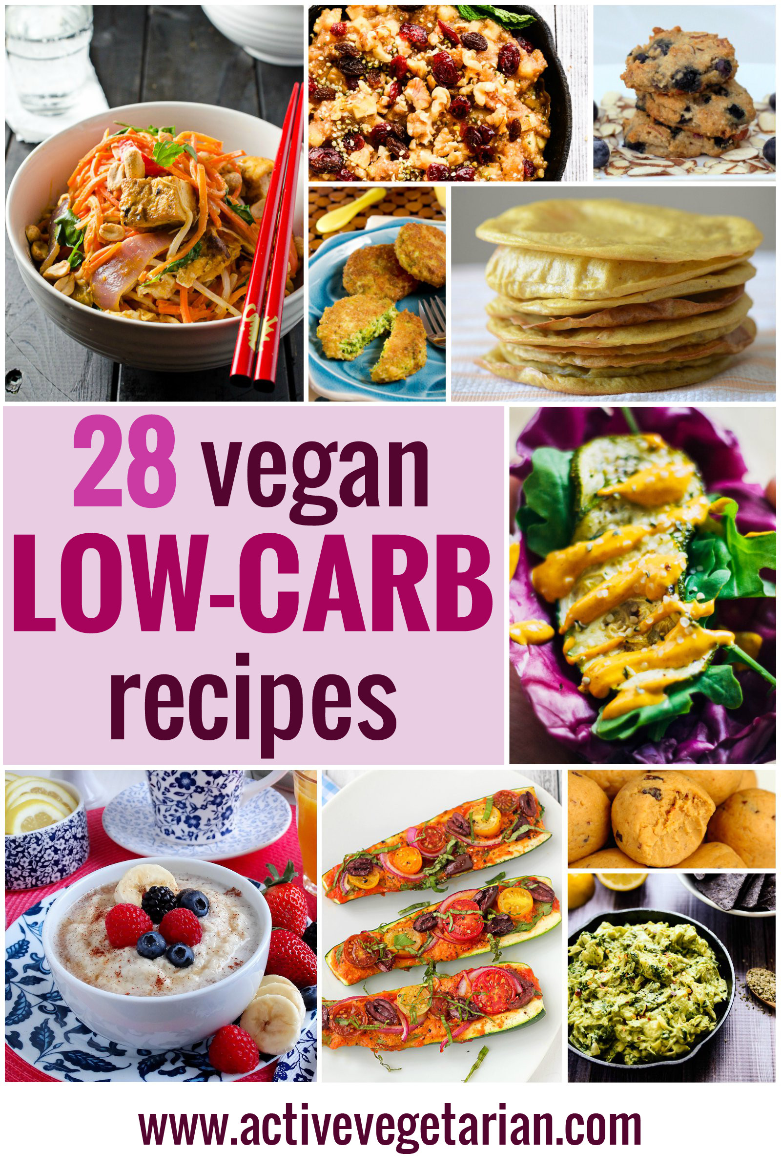 Vegetarian Low Carb Recipes
 Recipe Round Up – 28 Low Carb Vegan Recipes