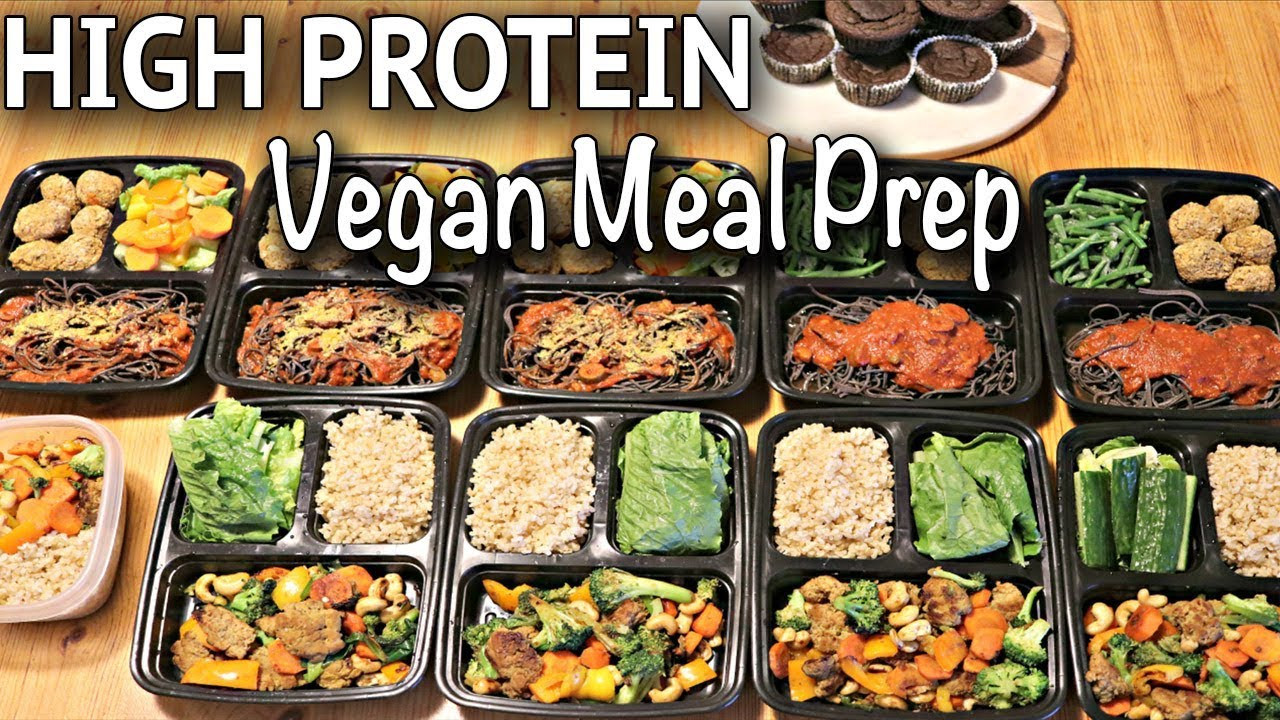Vegetarian Meal Prep Recipes
 VEGAN MEAL PREP FOR THE WEEK HIGH PROTEIN gluten free
