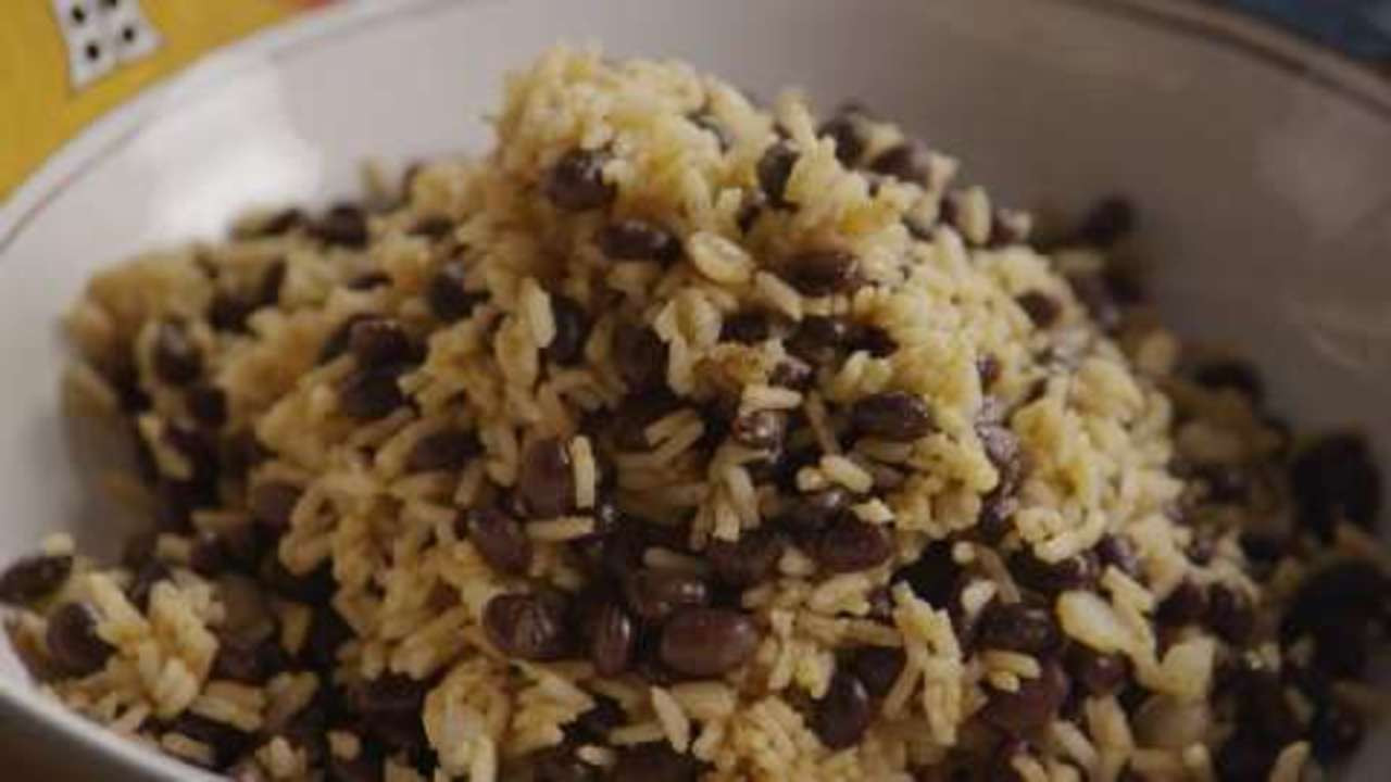 Vegetarian Rice And Beans
 Black Beans and Rice Video Allrecipes