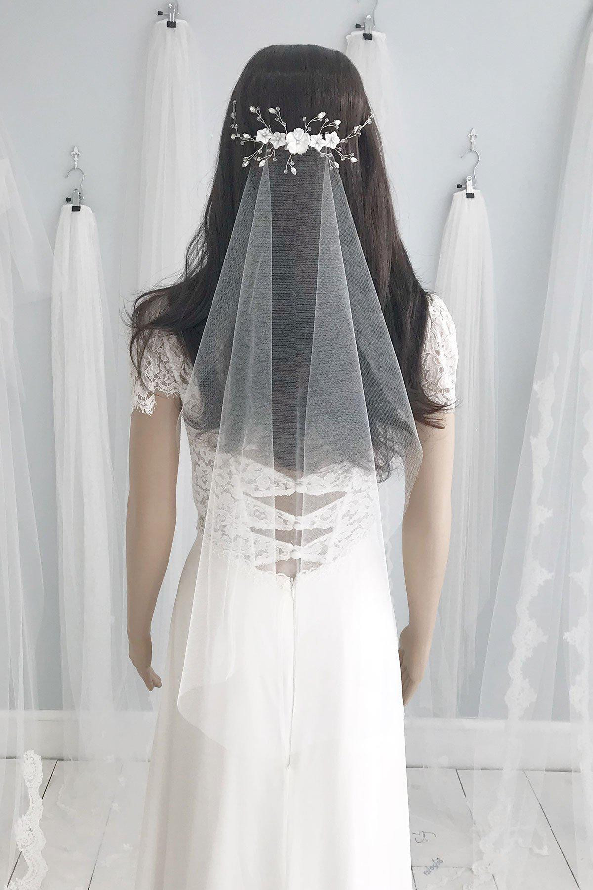 Veil In Wedding
 Barely there wedding veil Skylar