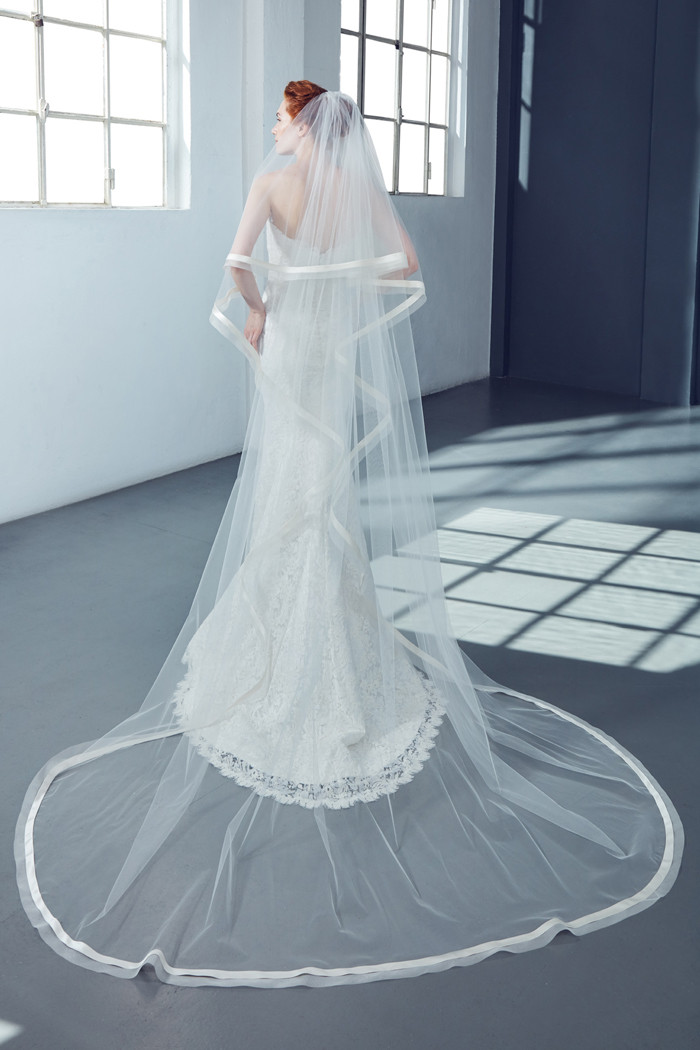 Veil In Wedding
 Cathedral Bridal Veil in Tulle
