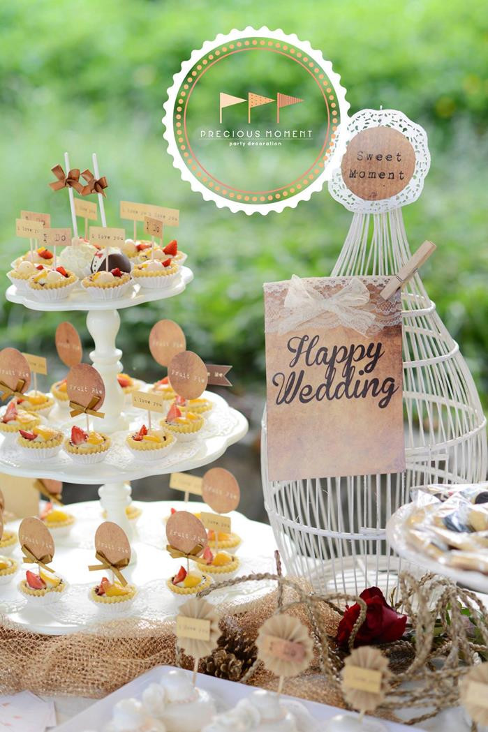 Vintage Engagement Party Ideas
 Kara s Party Ideas Outdoor Vintage Wedding Party Planning