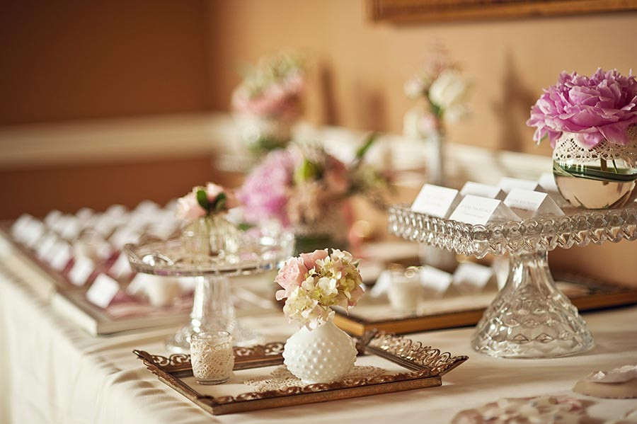 Vintage Wedding Table Decor
 Inspired Creations Romantic Pink Wedding Inspiration
