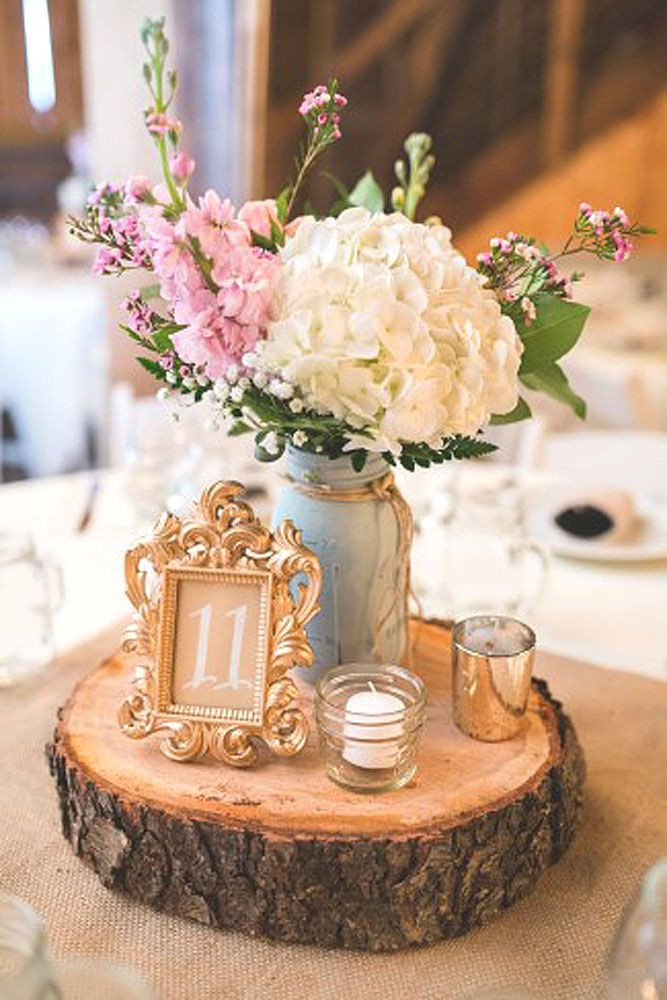 Vintage Wedding Table Decor
 Shabby & Chic Vintage Wedding Decor Ideas