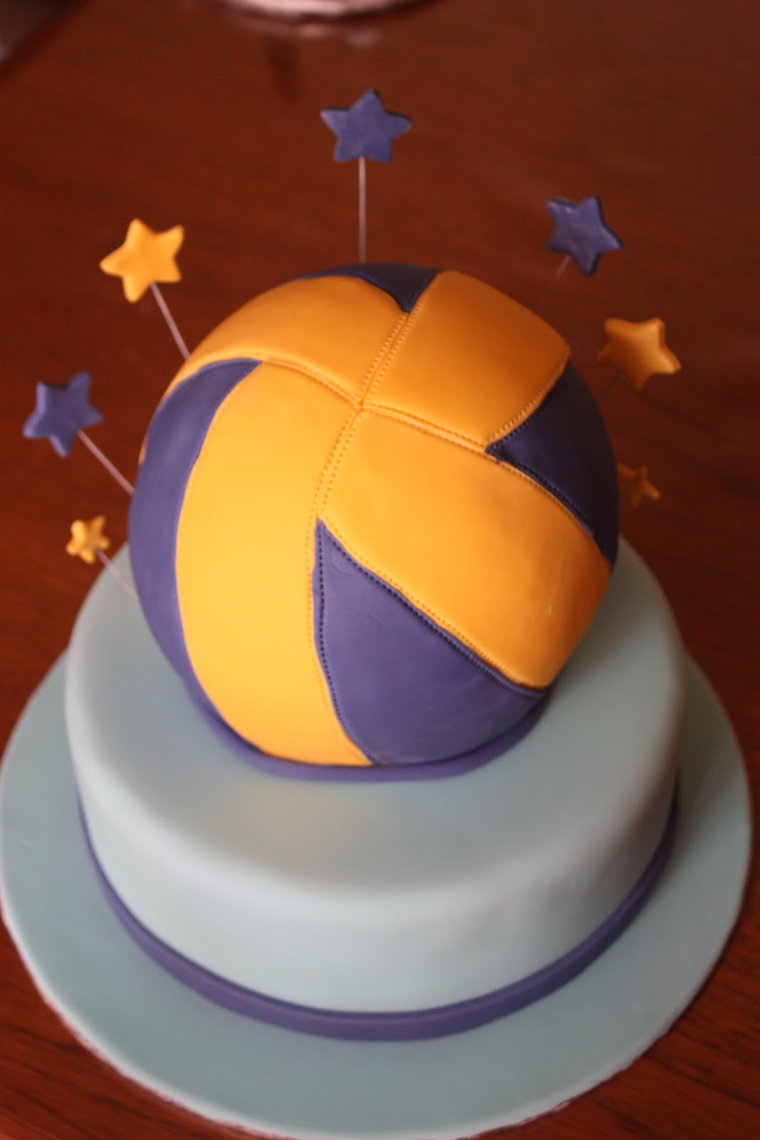 Volleyball Birthday Cake
 The Flour Bin Volleyballs and Handbags