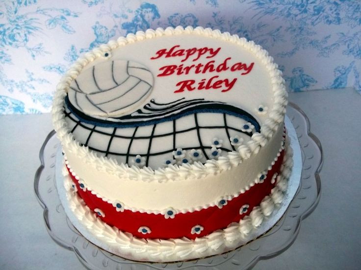Volleyball Birthday Cake
 Some Cool Volleyball Themed Cake Ideas