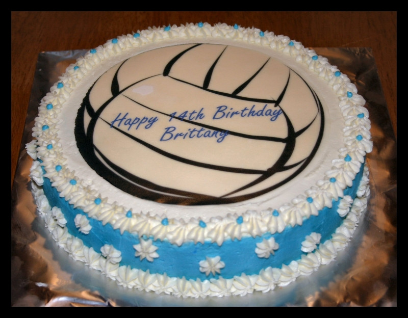 Volleyball Birthday Cake
 Volleyball Cakes