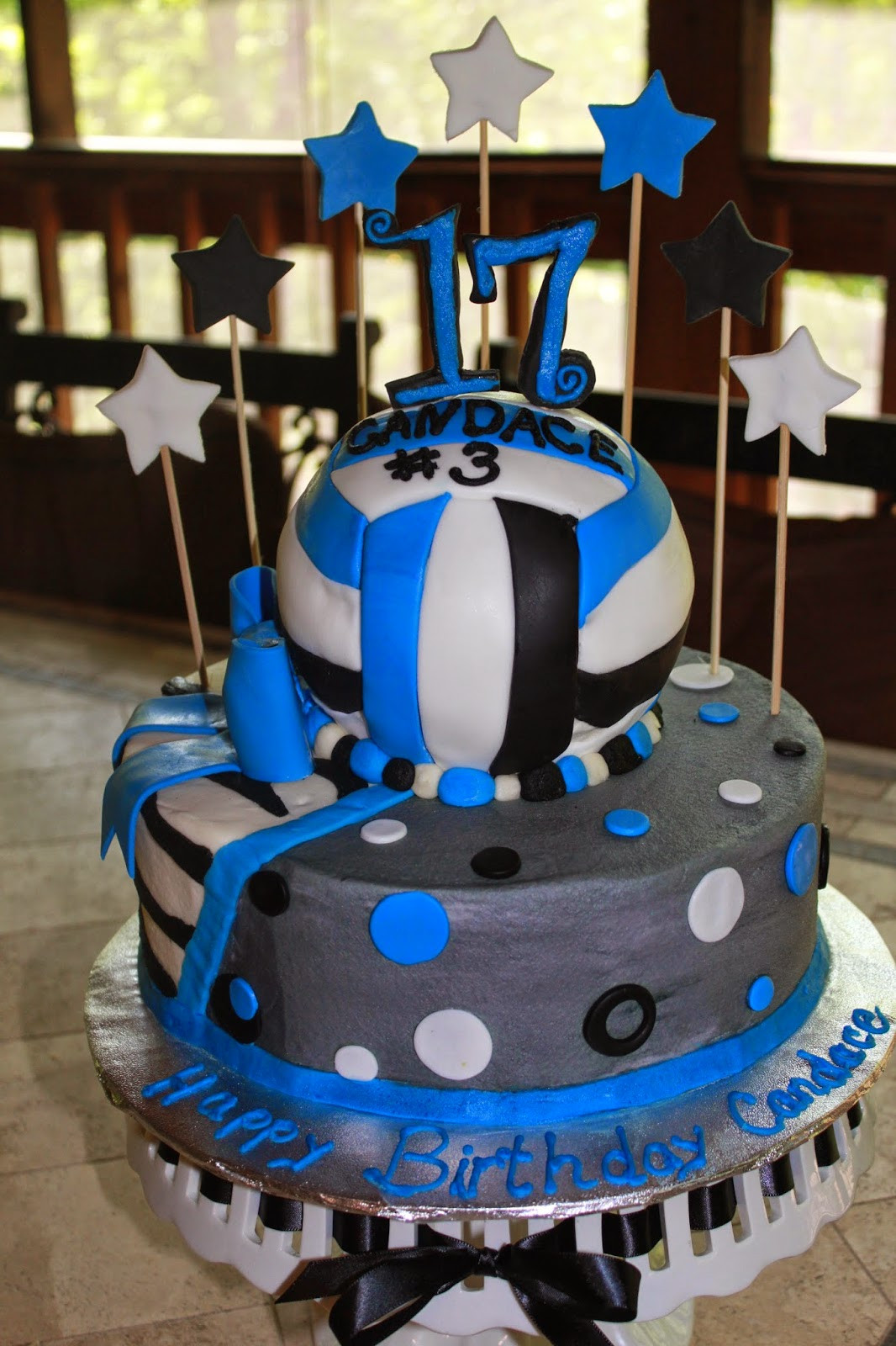 Volleyball Birthday Cake
 Designs by LaMuir Volleyball Birthday Cake anyone