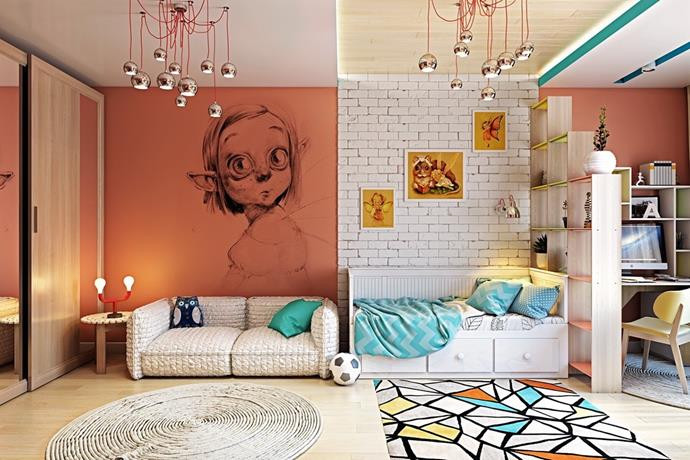 Wall Art Kids Rooms
 Clever Wall Decor Ideas for Kids Rooms