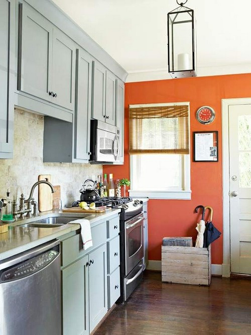 Wall Colors For Kitchen
 Color Therapy Orange Walls 20 photos MessageNote
