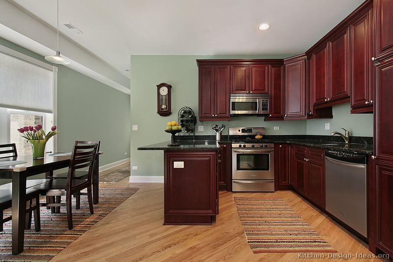 Wall Colors For Kitchen
 of Kitchens Traditional Dark Wood Kitchens