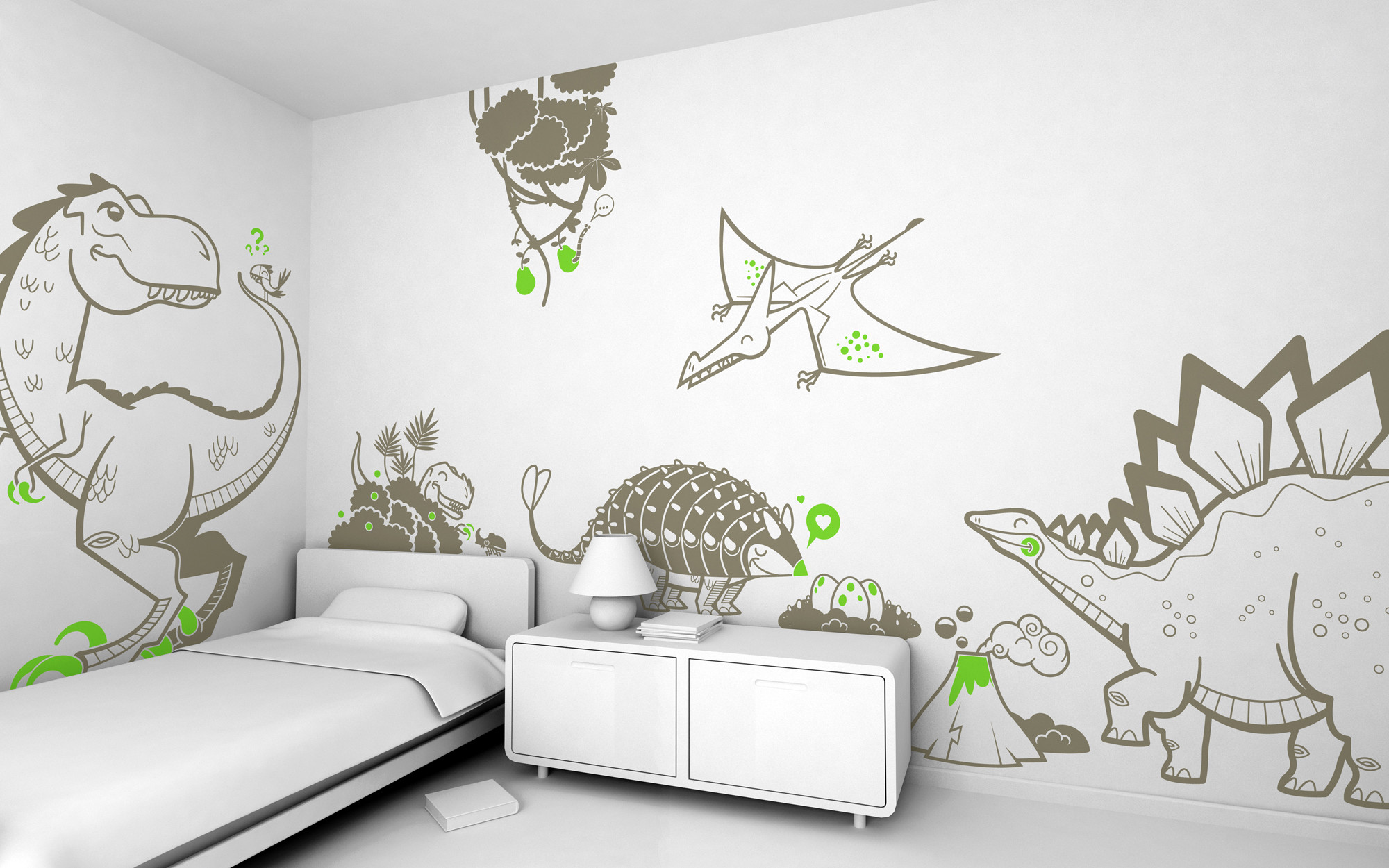 Wall Sticker For Kids Room
 giant kids wall decals by E GLUE Studio at Coroflot
