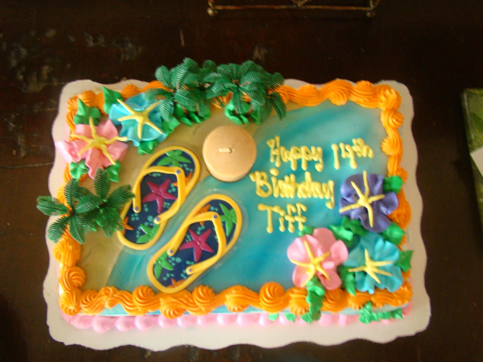Walmart Birthday Cakes
 txmomofthree Luau