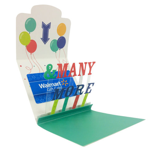 Walmart Birthday Gifts
 Walmart $50 Gift Card Birthday Packaging Walmart