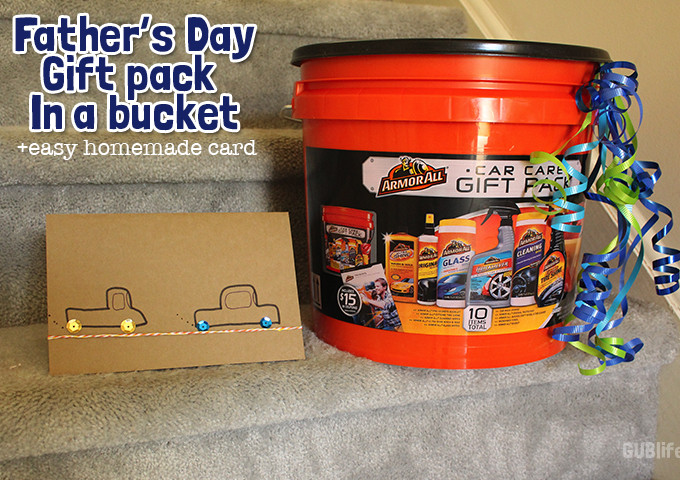 Walmart Fathers Day Gift Ideas
 Father s Day Gift Pack In a Bucket Easy Homemade Card